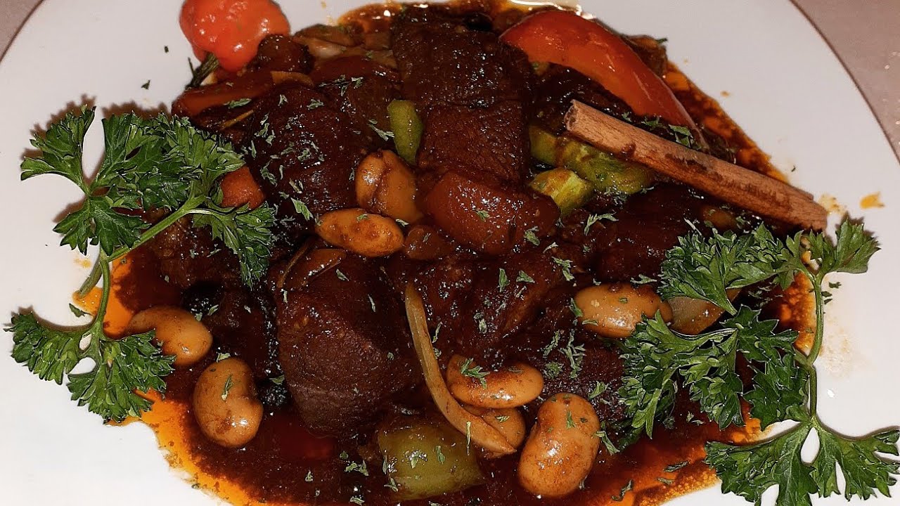 The best Jamaican Brown Stew Pork.... - YouTube