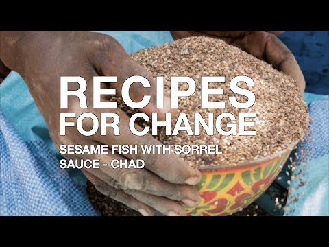 Recipes for Change: Sesame Fish with Sorrel Sauce - Chad