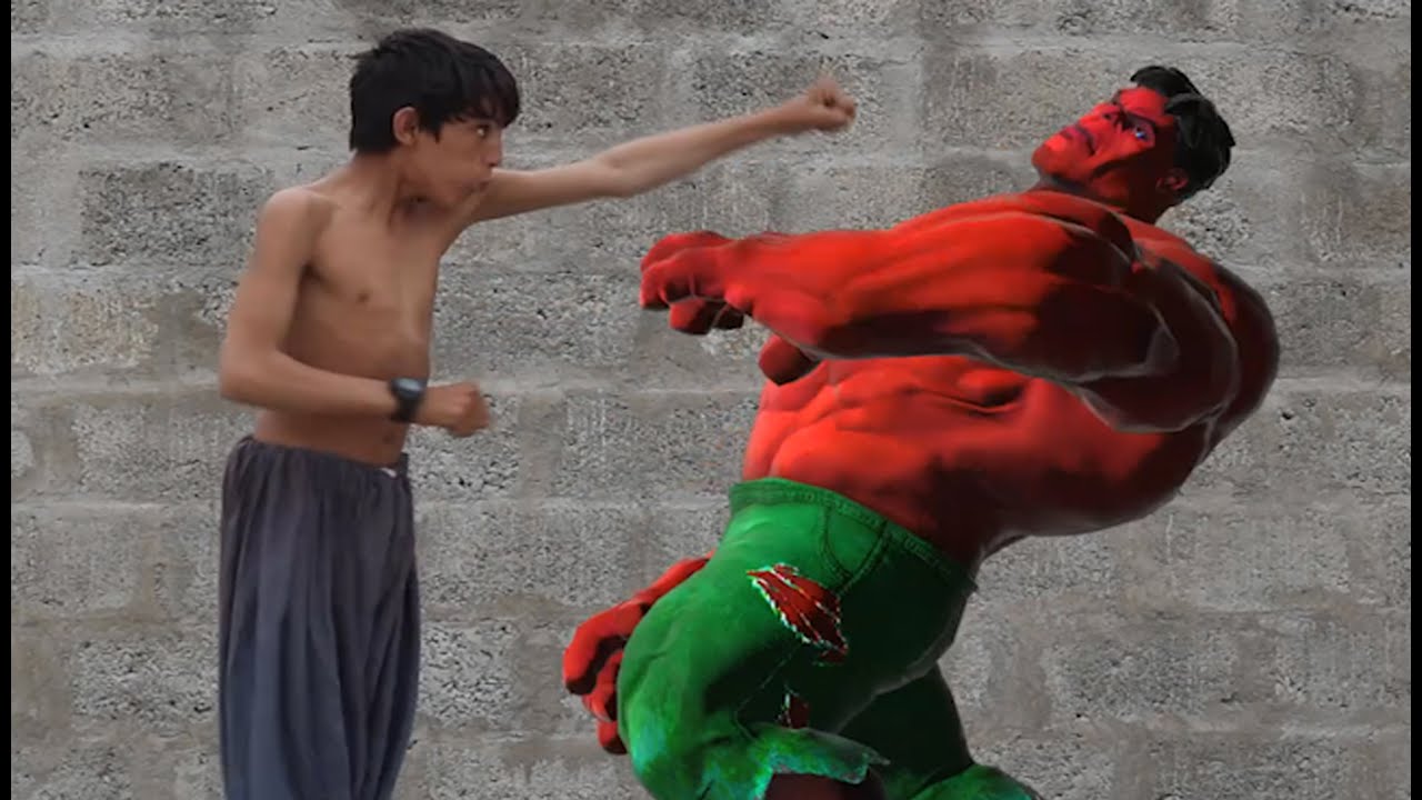 Red Hulk Vs Crazy Boy in Real Life || Hulk Smash Film Scene Episodes 3 of 2023