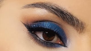 4دقیقه این آرایش چشم  شاین جذاب رو یاد بگیر!|سایه ی چشم اسموکی شاین آبی screenshot 2
