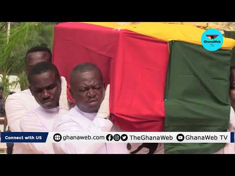🇬🇭🕊️Military Cemetery receives Konadu Agyeman-Rawlings for final farewell 🇬🇭🕊️