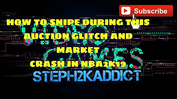 HOW to SNIPE and make million of MT on this auction GLITCH in NBA2K19