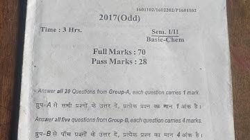 SBTE PREVIOUS QUESTION FOR 1ST AND 2ND SEMESTER BASIC CHEMISTRY