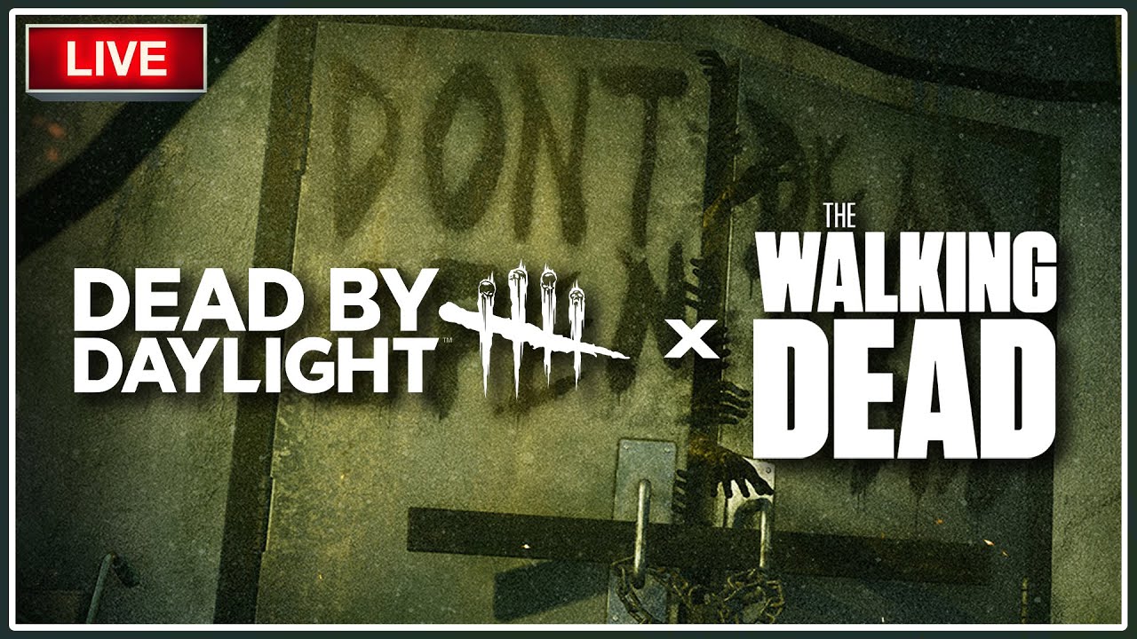 🔴The Walking Dead is HERE! | Dead by Daylight PTB LIVE | Interactive Streamer