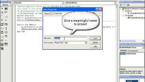 Developing Database application using VB 6 and ADO and MS Access| Part 1| VB Video Tutorials