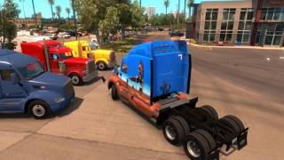 American Truck Sim - Peterbilt Beacon Lights 720p 00m24s
