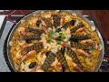 Seafood Paella with Lobster Tail