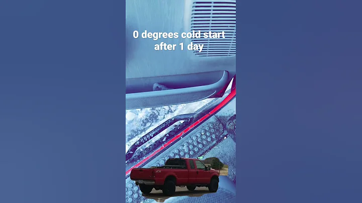 Cold start on 2002 F-350 7.3 in 0 degrees Fahrenheit