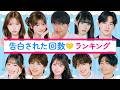 最新✨告白された人数ランキング【2025年度メンバー】【今日好き】