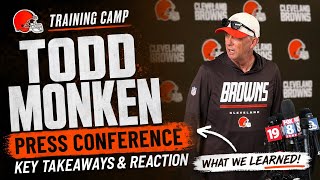 Todd Monken Reveals Browns' Offensive Plan For Camp
