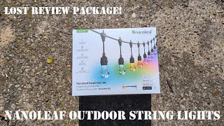 This Review Package was LOST for a YEAR! Nanoleaf Outdoor String Lights Review! VapingwithTwisted420