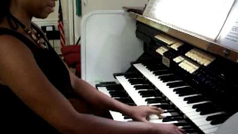 Trina Trine on the Pipe Organ