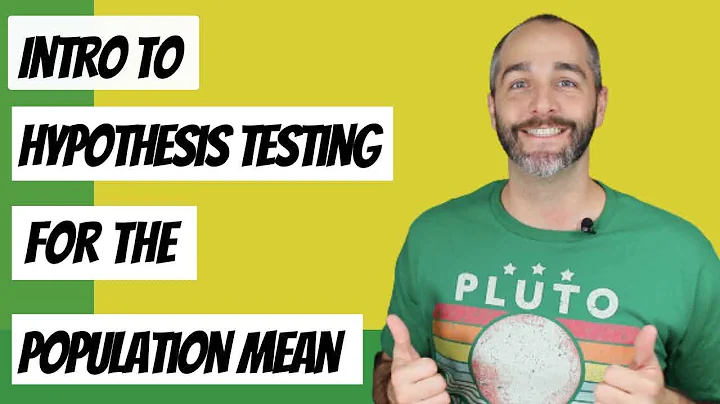 Hypothesis Testing Introduction and EXAMPLE for the Population Mean