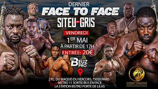 🛑Direct - Dernier Face-à-Face à 24h du combat Siteu vs Gris Bordeaux à Paris