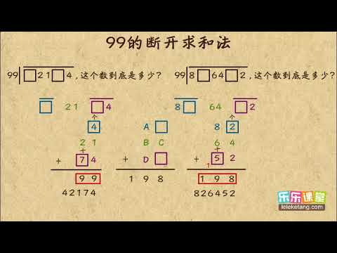 47 14 99的截断求和法  小學奧數  六年級數論
