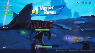 Swooping down for the Double Barrel Dub Fortnite Squads Content