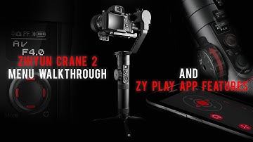 Zhiyun Crane 2: ZY play app features and Object Tracking with the Zhiyun Crane 2
