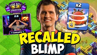 GENIUS Recall Blimp! USED Clan Castle TWICE in Same Attack!