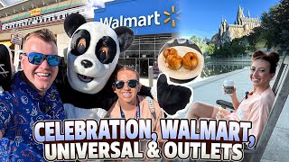 DAY 1 in ORLANDO Florida! 🌴 Universal Studios, Disney Springs, Walmart & Outlets Shopping Vlog 2025