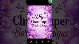 Easy Chart Paper Border Designs for Classroom Decoration | School 🧱 wall Decoration Ideas ❤️