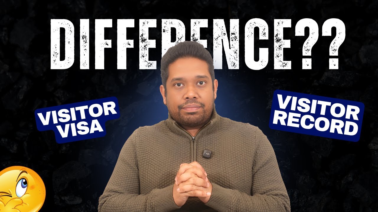 ⚠️ Visitor Visa and a Visitor Record?! What's the Difference?