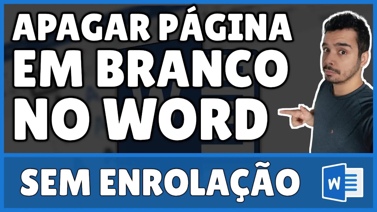 Como Apagar Uma Página em Branco no Word (Atualizado 2025) - YouTube