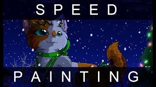 Speed Painting ~ Underneath Christmas Tree