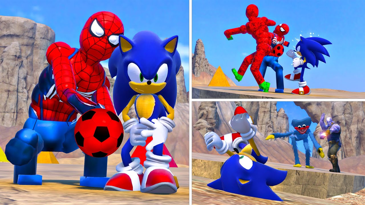 SPIDER-MAN GAME & SONIC TEAM UP AGAINST VILLAINS!