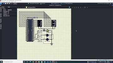 Traffic Lights with 7 segment Display Atmega16 (No Source Code)