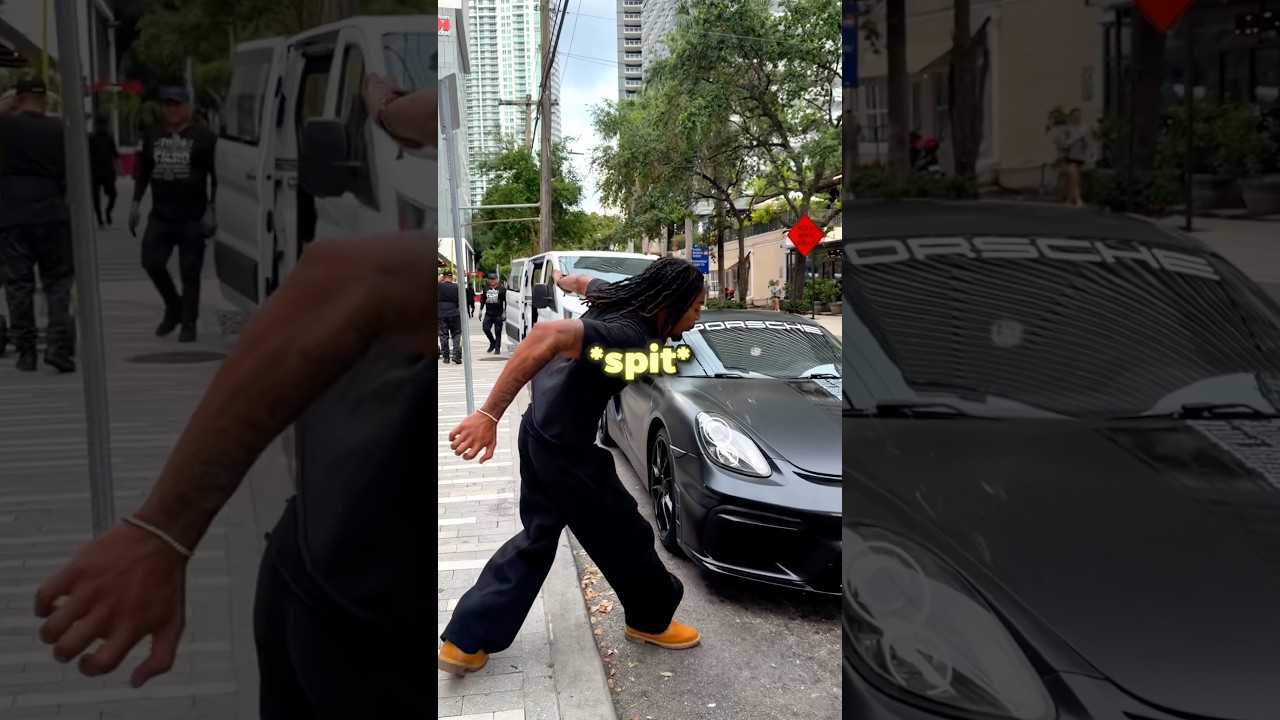 Writing My Subscribers On My Porsche!