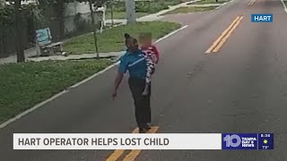 HART operator helps lost child return with his family