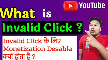 🚫 What is Invalid Click ? || why  monetization desable for invalid click activity