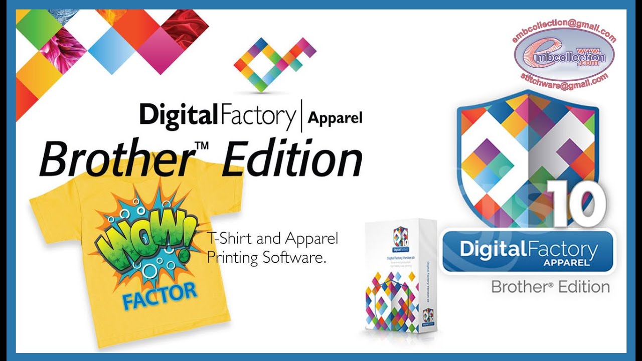 Digital Factory Apparel Brother Edition v10 ║ Win11 - 64x ║ - YouTube