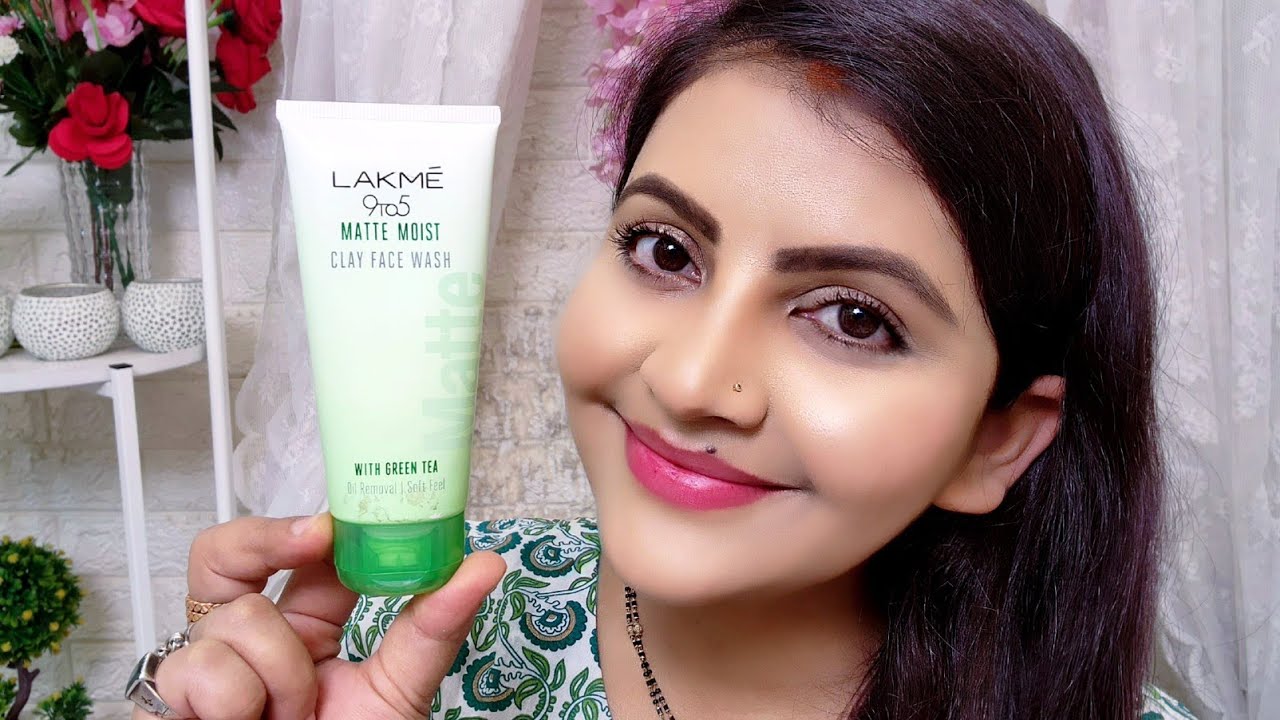 Lakme 9to5 Matte Moist Clay Facewash with greentea review RARA