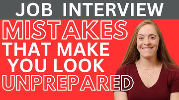 Top Job Interview Mistakes That Scream 