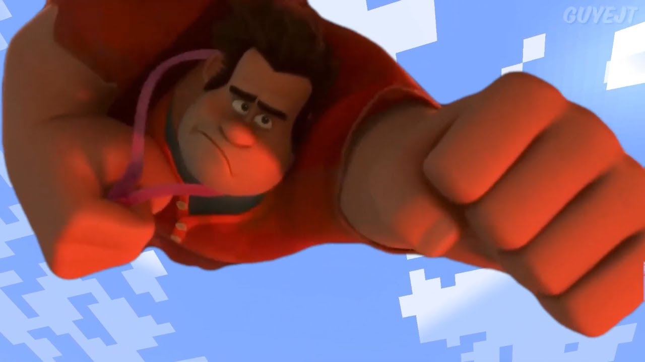 Ralph Wrecks Village in Minecraft