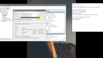 windows logon/ windows logoff / eventviewer check