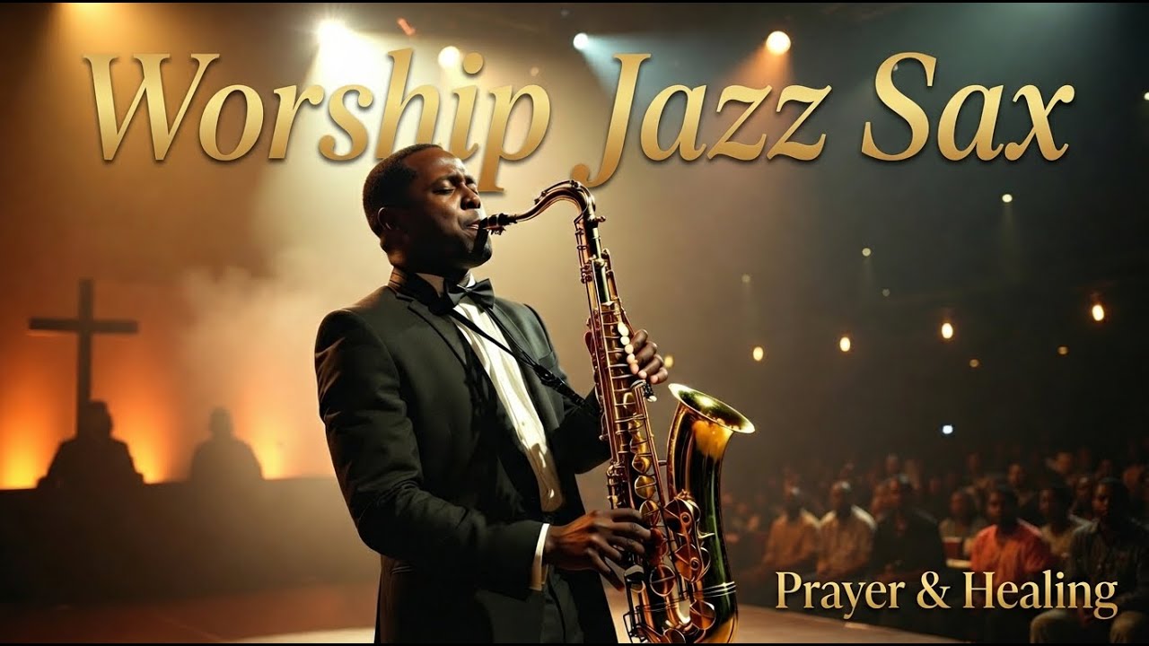 Worship Saxophone BGM 🕊️ Peaceful Music for Prayer, Healing & Deep Sleep (3 Hours) #worshipmusic