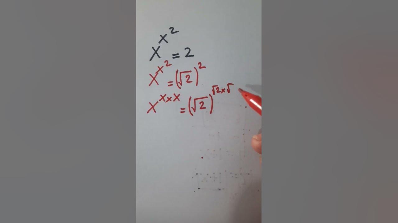 how-to-solve-x-x-2-2-youtube