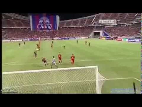 www thaiall com  Update New  FC Barcelone 7-1 Thai All Stars Résumé