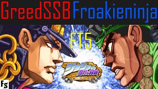 JJBA: Heritage for the Future - GreedSSB [Jotaro] vs Froakieninja [Avdol] (Fightcade FT5)
