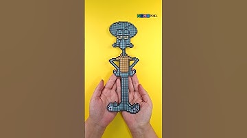 pixel art spongebob Squidward Tentacles drawing #pixelart #spongebob #drawing