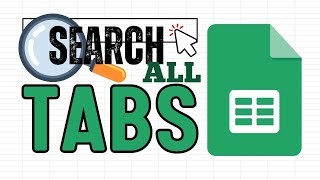 How to Search across your TABS in Google Sheets (Keyboard Shortcut)