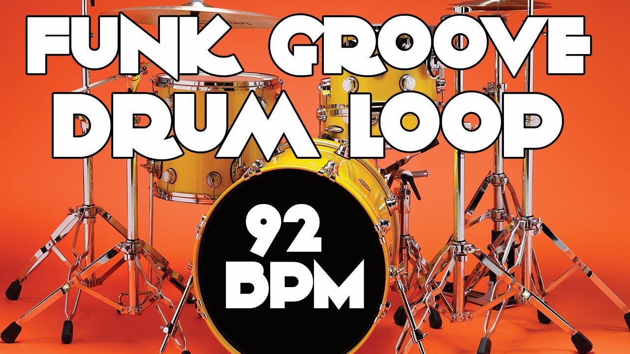 Drum Track - Groove Funk Beat | 92 BPM