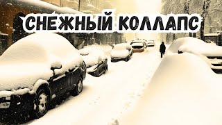 Последствия снежной бури в Челябинске. Транспорт стоит. Собаки и снег. События дня 28.12.2023