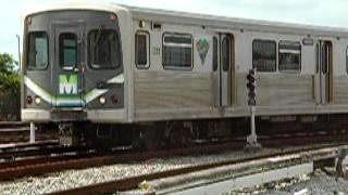 Miami Dade Transit Metrorail train at the shop