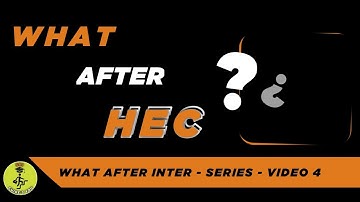 WHAT AFTER  HEC ? || WHAT AFTER INTERMEDIATE  ? || CAREER OPTIONS TELUGU