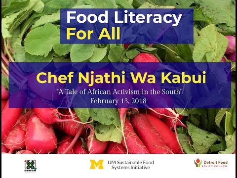 Food Literacy for All 2018 Chef Kabui February 13th
