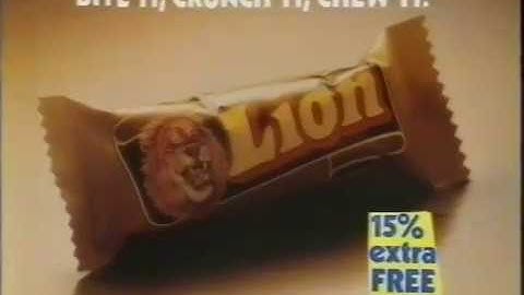 Lion bar Advert
