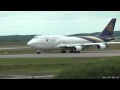 Heavy Aircrafts at Arlanda Airport with ATC. [Close up footage in full HD]